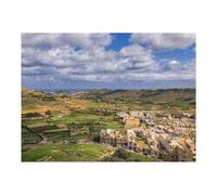 Rompecabezas 1000pcs(52x38cm) para Adultos Gozo Island Landscape Rompecabezas para Adultos Juegos Familiares Decoración De Pared Regalos para Reducir El Estrés 1000pcs(52x38cm)