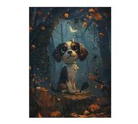Rompecabezas 1000pcs(52x38cm) para Adultos Magical Forest Adventure with Cute Dog Rompecabezas para Adolescentes Juego Familiar Decoración del Hogar Regalos Y Cumpleaños Únicos 1000pcs(52x38cm)