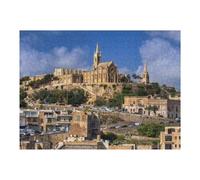Rompecabezas 1000pcs(52x38cm) para Adultos Mgarr On Gozo In Malta Rompecabezas Juegos Relajantes Corte De Precisión Cumpleaños 1000pcs(52x38cm)
