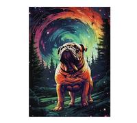 Rompecabezas 1000pcs(52x38cm) para Adultos Space Bulldog Adventure -1 Rompecabezas para Adultos Juegos Relajantes Desafío Difícil para Cumpleaños, Navidad 1000pcs(52x38cm)