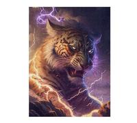 Rompecabezas 1000pcs(52x38cm) para Adultos Thundering Tiger Power -1 Rompecabezas para Adultos Juegos Familiares Corte De Precisión Regalo De Cumpleaños, Regalos, 1000pcs(52x38cm)