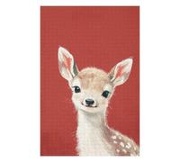 Rompecabezas 1000pcs(75x50cm) para Adolescentes Baby Deer Illustration Rompecabezas para Adultos Juguetes Antiestrés Mejora La Memoria Regalos De Cumpleaños Y Únicos 1000pcs(75x50cm)