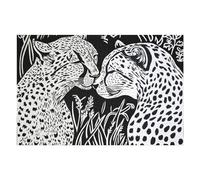 Rompecabezas 1000pcs(75x50cm) para Adolescentes Cheetah Black & White Love Rompecabezas para Adultos Juguetes Antiestrés Decoración del Hogar Desafiante De Completar 1000pcs(75x50cm)