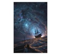 Rompecabezas 1000pcs(75x50cm) para Adolescentes Galactic Voyage A Cosmic Journey Rompecabezas Juego De Ingenio Desafío Difícil para Cumpleaños, Navidad 1000pcs(75x50cm)