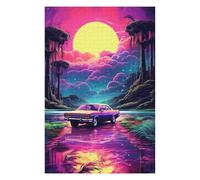 Rompecabezas 1000pcs(75x50cm) para Adolescentes Neon Sunset Drive Rompecabezas para Adultos Juegos Familiares Regalo De Cumpleaños Ayuda A Ejercitar El Cerebro 1000pcs(75x50cm)