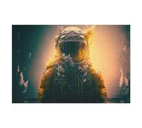 Rompecabezas 1000pcs(75x50cm) para Adolescentes Underwater Astronaut Rompecabezas para Adultos Juguetes Antiestrés Mejora La Memoria 1000pcs(75x50cm)