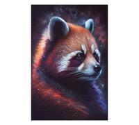 Rompecabezas 1000pcs(75x50cm) para Adultos Cosmic Red Panda Portrait-3 Rompecabezas para Adolescentes Juego Familiar Decoración del Hogar Regalos Y Cumpleaños Únicos 1000pcs(75x50cm)