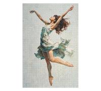 Rompecabezas 1000pcs(75x50cm) para Adultos Dancing Woman Art Print Rompecabezas Juguetes Antiestrés Desafío Difícil para Cumpleaños, Navidad 1000pcs(75x50cm)