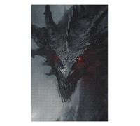 Rompecabezas 1000pcs(75x50cm) para Adultos Dark Fantasy Dragon Artwork -2 Rompecabezas Juguetes Antiestrés Desafío Difícil para Cumpleaños, Navidad 1000pcs(75x50cm)