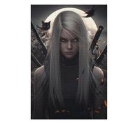 Rompecabezas 1000pcs(75x50cm) para Adultos Dark Fantasy Warrior Artwork -1 Rompecabezas para Adultos Juegos Relajantes Alivia El Estrés Cumpleaños