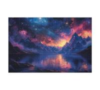 Rompecabezas 1000pcs(75x50cm) para Adultos Galaxy Sunset Landscape Rompecabezas para Adultos Juegos Familiares Decoración De Pared Regalos para Reducir El Estrés 1000pcs(75x50cm)