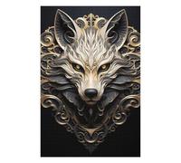 Rompecabezas 1000pcs(75x50cm) para Adultos Majestic Alpha Wolf Rompecabezas Juegos Relajantes Corte De Precisión Cumpleaños 1000pcs(75x50cm)