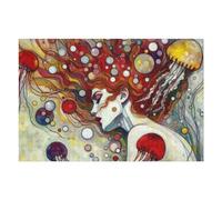 Rompecabezas 1000pcs(75x50cm) para Adultos Mermaid Abstract Art Rompecabezas para Adultos Juguetes De Bricolaje Vacaciones En Casa Matar El Tiempo Desafío Educativo 1000pcs(75x50cm)