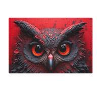 Rompecabezas 1000pcs(75x50cm) para Adultos Red-Eyed Owl Rompecabezas Juegos Relajantes Corte De Precisión Cumpleaños 1000pcs(75x50cm)