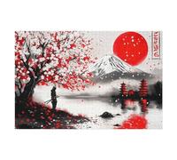 Rompecabezas 1000pcs(75x50cm) para Adultos Samurai Serenity Peaceful Rompecabezas para Adultos Juguetes Antiestrés Corte De Precisión Cumpleaños 1000pcs(75x50cm)