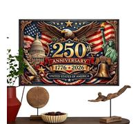 Rompecabezas 1776-2026 | Desafío 1776-2026 Cumpleaños Americanos | Rompecabezas de pared Patriótico - para Hogar Salón Oficina Apasionados Historia Días Festivos