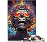 Rompecabezas 2000 piezas para adultos, juguetes educativos y educativos, calaveras y monstruos, 70 x 100 cm, decoración del hogar para adolescentes de 14 años y más