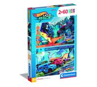 Rompecabezas 2x60 de Hot Wheels «Let's Race»