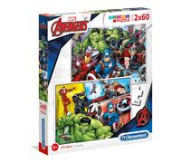 Clementoni 21605-2 Puzzles 60 Piezas The Avengers
