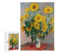 Rompecabezas 300 PCS Bouquet of Sunflowers Rompecabezas para Adultos Juguete Decoración De Pared Regalo De Cumpleaños Oferta como Regalos para Toda La Familia 300 PCS