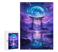 Rompecabezas 300 PCS Celestial Torri Portal Rompecabezas para Adultos Juguete Decoración De Pared Patrón De Ensamblaje Oferta como Regalos para Toda La Familia 300 PCS