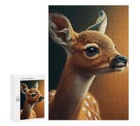 Rompecabezas 300 PCS Cute Deer Rompecabezas para Adultos Juguete Decoración De Pared Regalo De Cumpleaños Oferta como Regalos para Toda La Familia 300 PCS