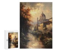 Rompecabezas 300 PCS Florence Italy Art Rompecabezas Juguetes Antiestrés Pero Divertidos Y Humorísticos Oferta como Regalos para Toda La Familia 300 PCS