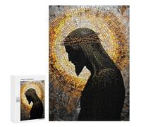 Rompecabezas 300 PCS Jesus Christ Mosaic Art Rompecabezas para Adultos Juguete Decoración De Pared Regalo De Cumpleaños Oferta como Regalos para Toda La Familia 300 PCS