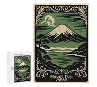 Rompecabezas 300 PCS Mount Fuji Japan Art Print Rompecabezas para Adultos Regalo De Cumpleaños Rompecabezas Difícil Y Desafiante Regalos De Juegos Desafiantes 300 PCS