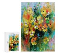 Rompecabezas 300 PCS para Adolescentes A Bouquet of Yellow Flower Rompecabezas para Adultos Juego Práctico Pero Divertido Y Humorístico para Cumpleaños, Navidad 300 PCS