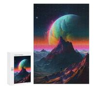 Rompecabezas 300 PCS para Adolescentes A Man Standing The Mount Rompecabezas para Adultos Juego Familiar Una Obra De Arte como Regalo para Toda La Familia 300 PCS