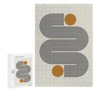 Rompecabezas 300 PCS para Adolescentes Abstract and Geometric 10 Rompecabezas para Adultos Juego Práctico Arte De Pared Desafiante De Completar 300 PCS