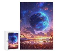 Rompecabezas 300 PCS para Adolescentes Anime Fantasy Landscape Rompecabezas Juego De Ingenio Aliviador De Estrés Desafiante para Completar 300 PCS