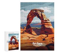 Rompecabezas 300 PCS para Adolescentes Arches National Park, Utah, USA Rompecabezas para Adultos Juegos Familiares Carrera De Velocidad De Manos para Cumpleaños, Navidad 300 PCS