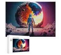 Rompecabezas 300 PCS para Adolescentes Astronaut on A Dying Planet Rompecabezas Juegos Relajantes Mejora La Memoria Oferta como Regalos para Toda La Familia 300 PCS