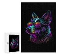 Rompecabezas 300 PCS para Adolescentes Australian Cattle Dog Rompecabezas para Adultos Juego Familiar Una Obra De Arte como Regalo para Toda La Familia 300 PCS