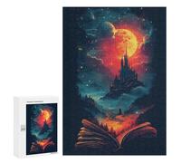 Rompecabezas 300 PCS para Adolescentes Book Magic Nature Rompecabezas para Adultos Juego Familiar Decoración del Hogar para Cumpleaños, Navidad 300 PCS