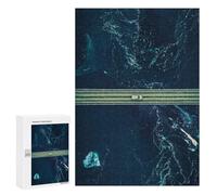 Rompecabezas 300 PCS para Adolescentes Bridge and Whale Rompecabezas para Adultos Juego Práctico Arte De Pared Desafiante De Completar 300 PCS