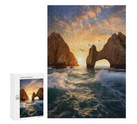 Rompecabezas 300 PCS para Adolescentes Cabo San Lucas Rocks Rompecabezas para Adultos Juego Familiar Una Obra De Arte como Regalo para Toda La Familia 300 PCS