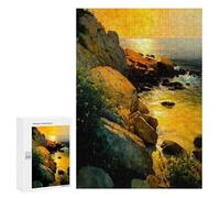 Rompecabezas 300 PCS para Adolescentes Coastal Landscape Nature Rompecabezas Juego De Ingenio Aliviador De Estrés Desafiante para Completar 300 PCS