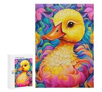Rompecabezas 300 PCS para Adolescentes Colorful Duck Illustration-1 Rompecabezas para Adultos Juguete Decoración De Pared Mejora La Memoria Ayuda A Ejercitar El Cerebro 300 PCS