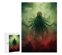 Rompecabezas 300 PCS para Adolescentes Cthulhu Like Creature Rompecabezas para Adultos Juguete Decoración De Pared Difícil Difícil Desafiante De Completar 300 PCS