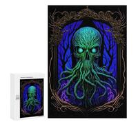 Rompecabezas 300 PCS para Adolescentes Cthulhu Portrait Rompecabezas para Adultos Juego Práctico Arte De Pared Desafiante De Completar 300 PCS