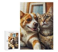 Rompecabezas 300 PCS para Adolescentes Cute Best Friends Rompecabezas para Adultos Juego Práctico Regalo De Cumpleaños Regalo De Cumpleaños, Regalos, 300 PCS