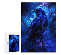 Rompecabezas 300 PCS para Adolescentes Dark Raven in Forest Rompecabezas DIY Juguetes Una Obra De Arte como Regalo para Toda La Familia 300 PCS