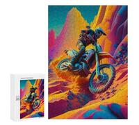 Rompecabezas 300 PCS para Adolescentes Dirt Motocross BestArt Rompecabezas para Adultos Juego Práctico Regalo De Cumpleaños Regalo De Cumpleaños, Regalos, 300 PCS