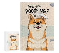 Rompecabezas 300 PCS para Adolescentes Dog with Toilet Paper Rompecabezas DIY Juguetes Una Obra De Arte como Regalo para Toda La Familia 300 PCS