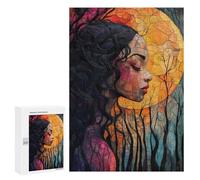 Rompecabezas 300 PCS para Adolescentes Dreaming Woman Rompecabezas para Adultos Juego Práctico Regalo De Cumpleaños Regalo De Cumpleaños, Regalos, 300 PCS