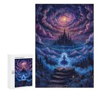 Rompecabezas 300 PCS para Adolescentes Dreamy Castle Girl Rompecabezas para Adultos Juguetes DIY para La Diversión Familiar Ayuda A Ejercitar El Cerebro 300 PCS