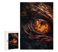 Rompecabezas 300 PCS para Adolescentes Earth Dragons Amber Eye Rompecabezas para Adultos Juegos De Relajación Vacaciones En Casa Matar El Tiempo 300 PCS